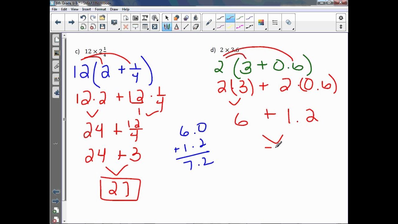 6th Grade 6 6 The Distributive Property YouTube 6th-grade-6-6-the-distributive-property-youtube