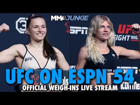 UFC on ESPN 54 Official Weigh-Ins Live Stream From Atlantic City | 9 a.m. ET