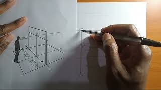 One Point Perspective: Measuring Width