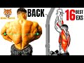 16 BEST BACK EXERCISES TO GET BIGGER BACK FAST / MUSCULATION DOS RÉSULTAT RAPIDE