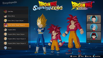 Dragon Ball Sparking Zero (DLC 3) - SS4 Goku Daima GIRLS TALK (Encyclopedia)