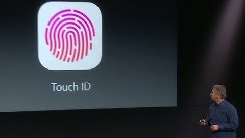 iPhone 5S has fingerprint technology