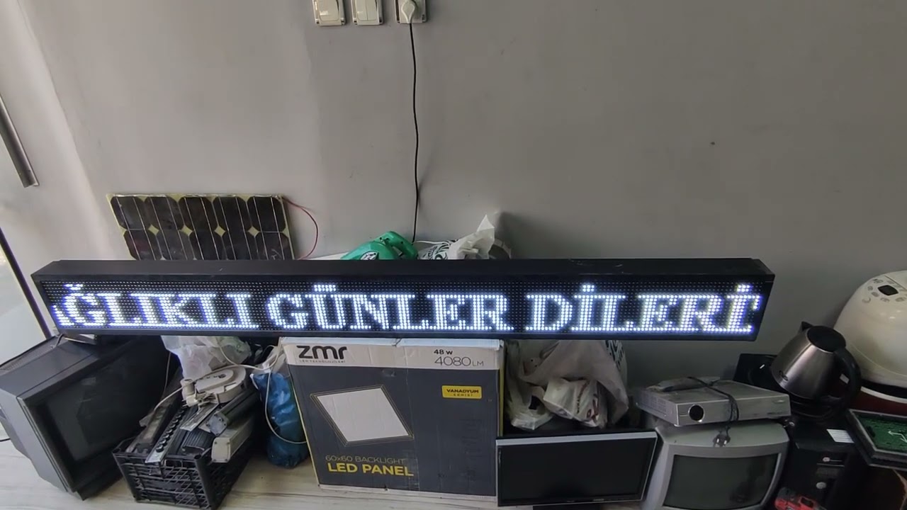 16x192 Kayan Yazı sorun giderildi.