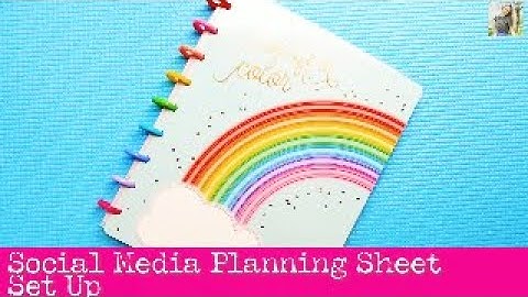 Social Media Planning Sheets