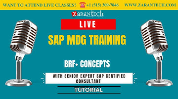 LIVE | BRF+ Concepts | SAP MDG Training | ZaranTech