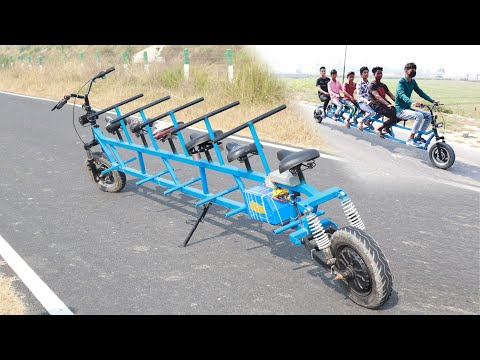 Build 6 SEATER Long Electric Bike