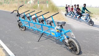 Build 6 SEATER Long Electric Bike