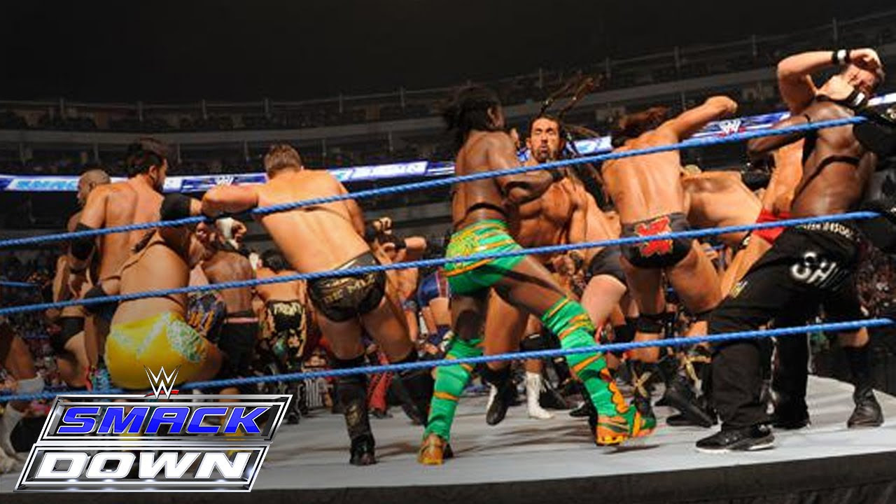 มวยปล้ํา2018 Update 2022 41-Man Battle Royal for a Championship Match of Winner's Choosing: SmackDown, October 14, 2011