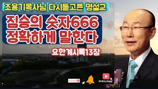 조용기목사님 다시듣고픈 명설교/요한계시록 강해/짐승의 숫자 666 정확하게 말한다ㅡ계시록13장 /이다선 tv 파워디렉터 재편집 업로드 했습니다 #조용기목사님 #이다선시인