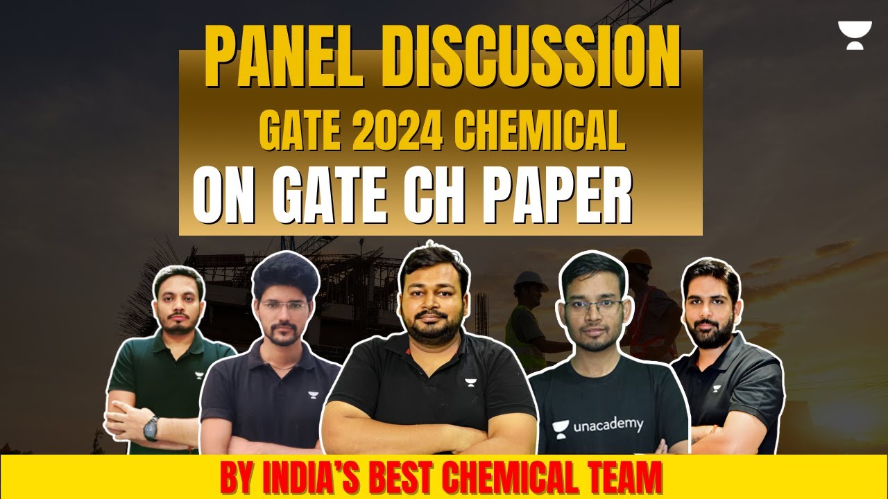 Panel Discussion on GATE Exam Paper | Chemical Engineering | India’s ...