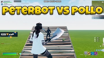 Peterbot destroyed Pollo in 1v1 Buildfights!