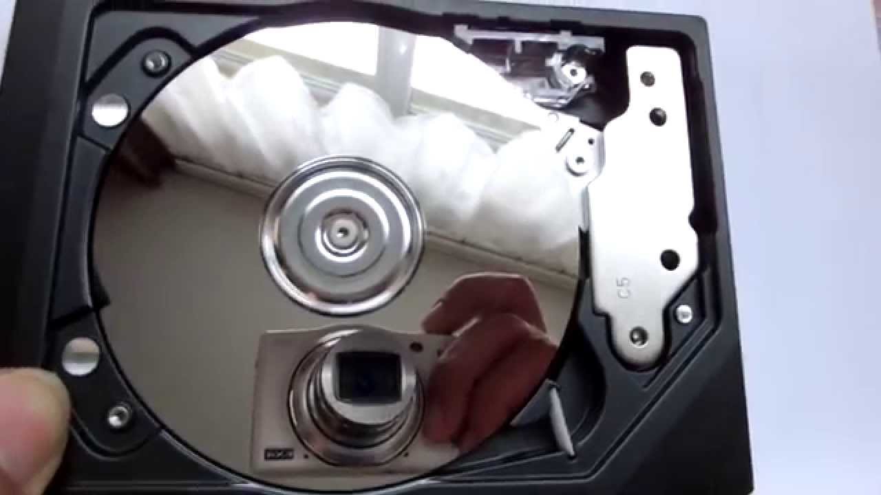 Open working hard drive and scratch it YouTube