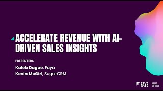 On Demand Webinar: Accelerate Revenue with AI-Driven Sales Insights