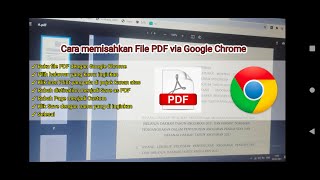 cara memisahkan file PDF via google chrome