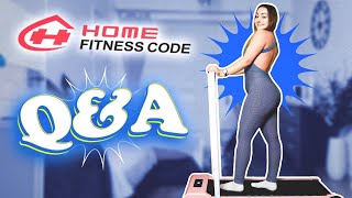 Q&A Ft. Home Fitness Code!!