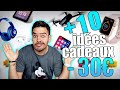 IDÉES CADEAUX INCONTOURNABLES A MOINS DE 30 € ! (Du High Tech vraiment utile et original)