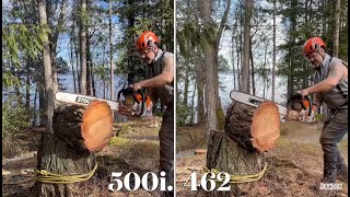 Stihl MS500i has a problem... it’s called a Stihl 462. MS500i vs. 462