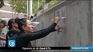 Protestan por destrucción del Muro de la Memoria frente a la FGR en #CDMX
