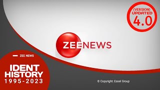 [UPDATED] Zee News Channel Ident History (1995-2023) v4.0