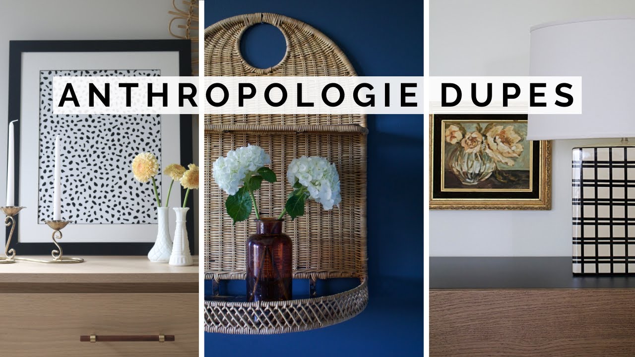 ANTHROPOLOGIE VS THRIFT STORE | DIY ANTHROPOLOGIE INSPIRED DECOR ...