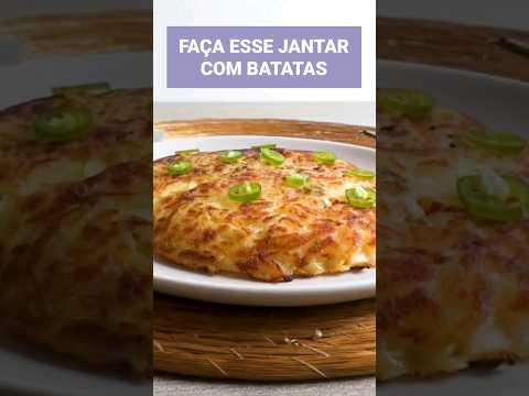 Receita vegana com batata 💜 Batata rosti vegana fácil