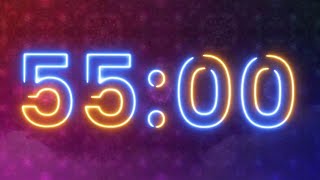 55 Minute Timer - 3300 seconds Timer - Clean & Simple Timer
