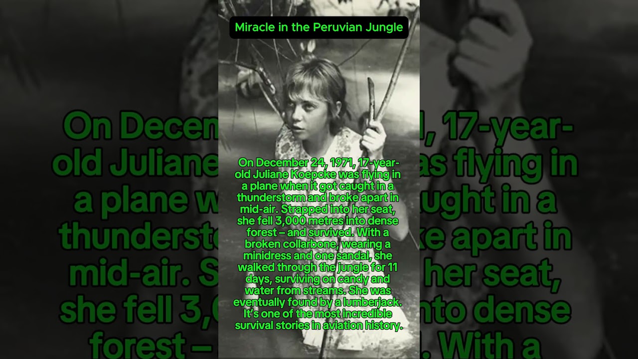 Miracle in the Peruvian Jungle: The Story of Juliane Koepcke