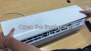 Installation instruction of UV Air Sterilizating LED for mini split AC