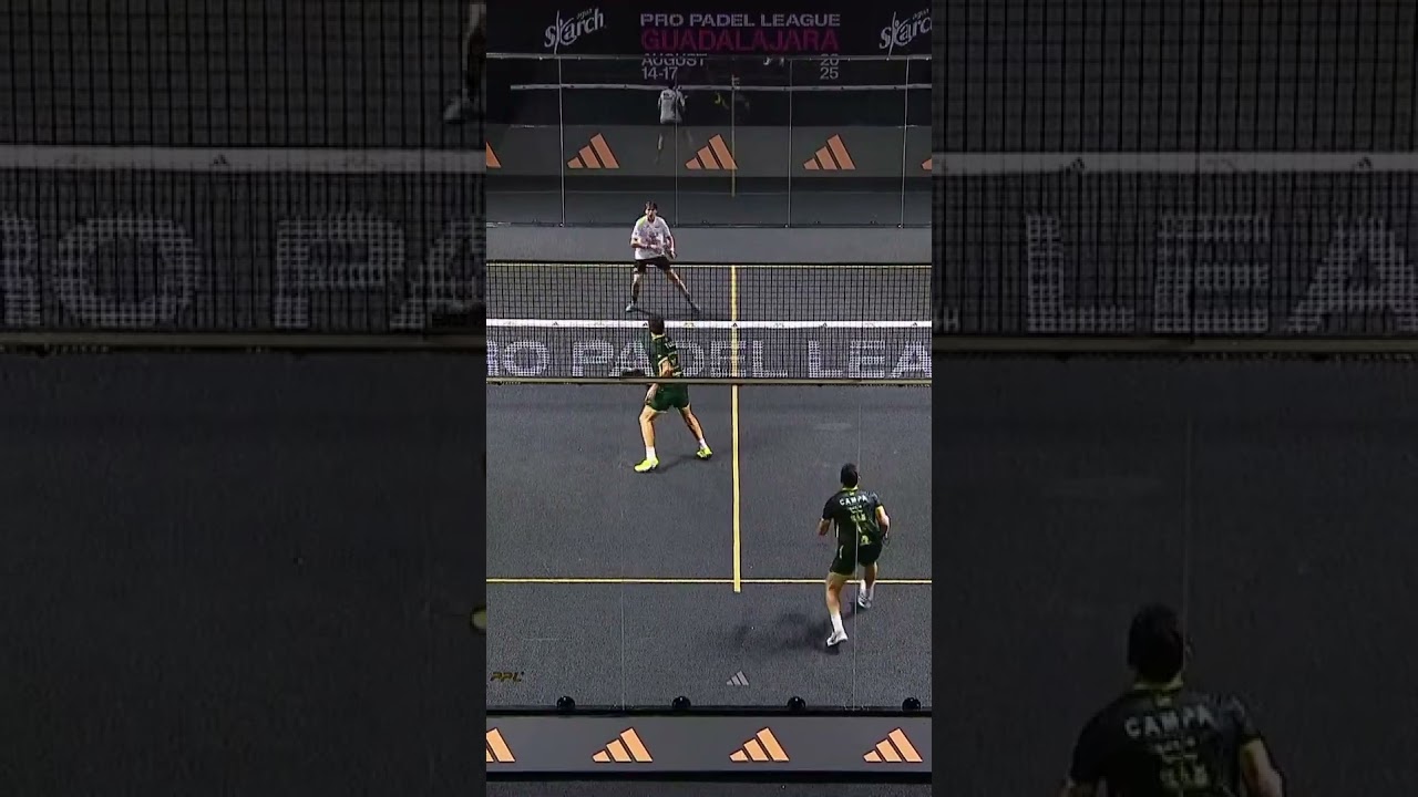 Ending the rally with a perfect backhand 😮‍💨 #PPL #propadelleague
