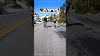 Longboarder Vs Cyclist