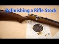 How to Refinish a Rifle Stock -  woodworkweb