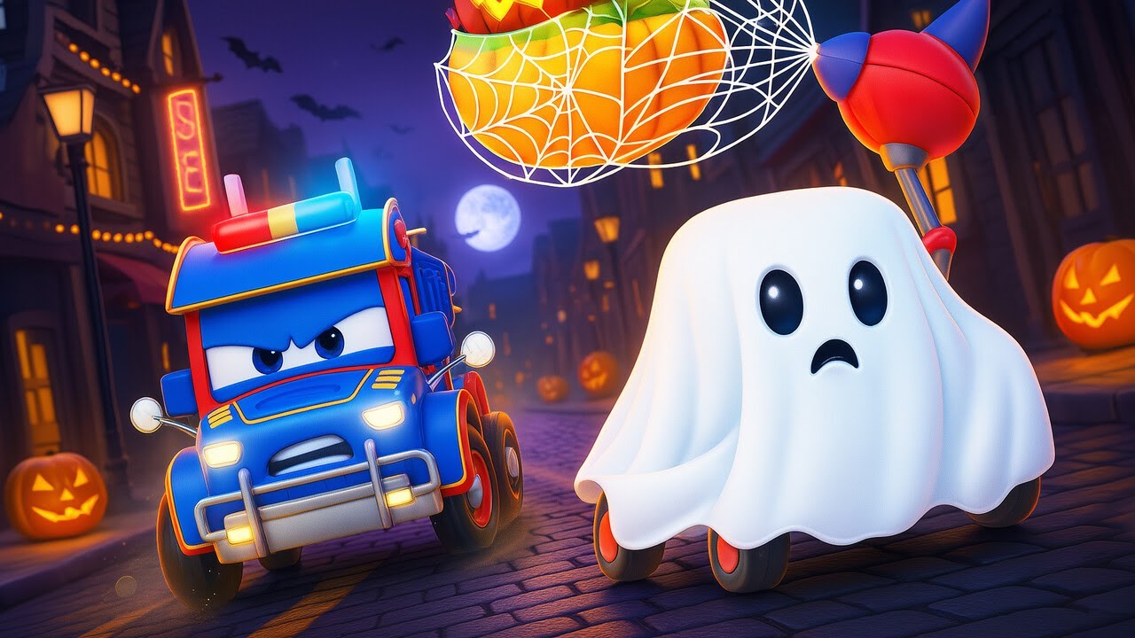 HALLOWEEN: Hantu Spider-Man mencuri permen