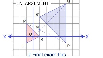 Final Exam tips on Enlargement transformation,  O level Maths