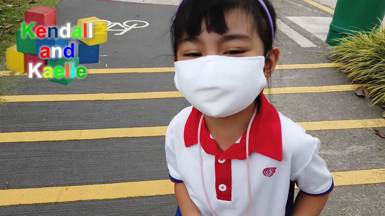 First day of school reopening in Singapore during the ...