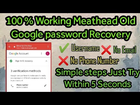 How to recover gmail password without recovery email and phone number 2 step verification ||2022