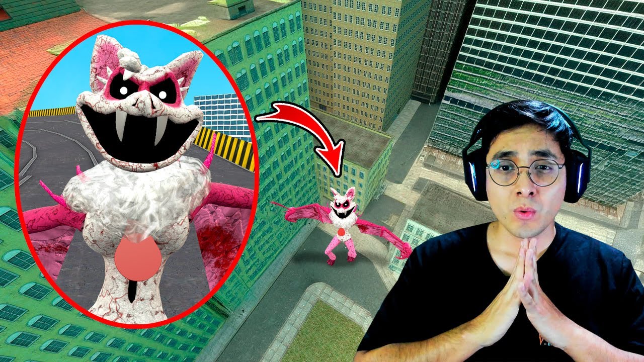 Un DRON capta a RABIE BABY en la CIUDAD (Nightmare Critters) Garry's Mod