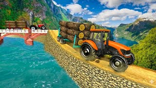 Tractor Trolley Offroad Driving Game 2026 Gameplay | Heavy Cargo Farming #2| 18 Feb 2026 screenshot 1