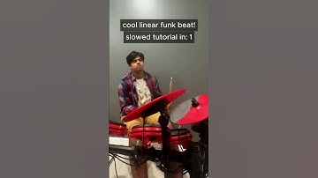 cool linear funk drum beat