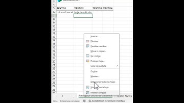 Autoajustar ancho de columna en Excel de manera automática #shorts