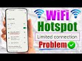 How to fix wifi limited connection problem | hotspot limited connection problem | 2026