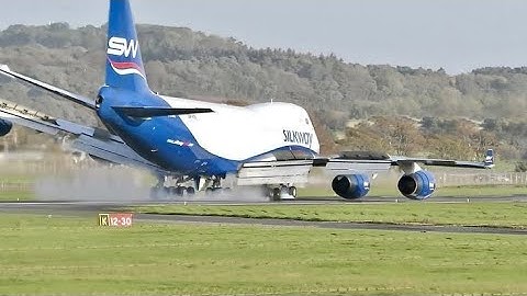 747 Pilot Near Engine Pod Strike Hard Landing | Aero Amphibious
