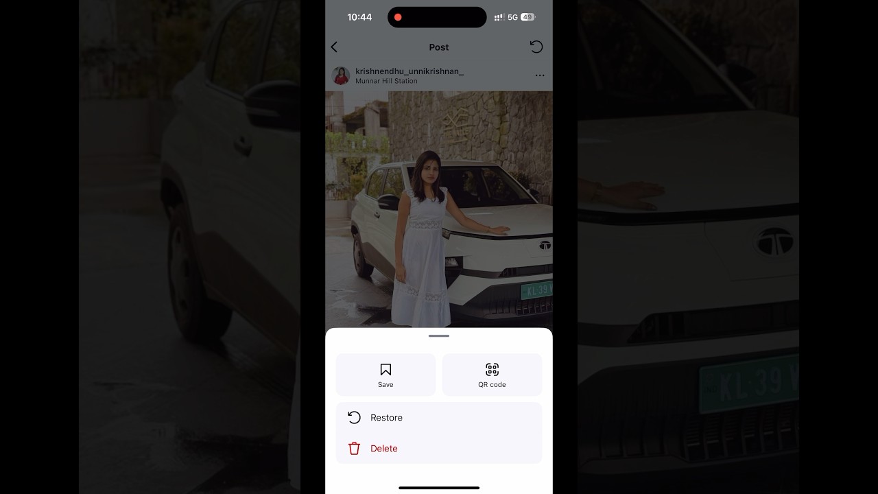 How to restore Instagram post/Reel 