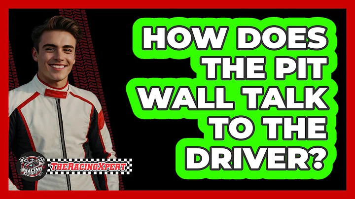 How Does The Pit Wall Talk To The Driver?
