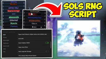 Roblox Sols RNG Script GUI – Unlock All Aura, Quick Roll, Potion Farm & More (2024 Pastebin)