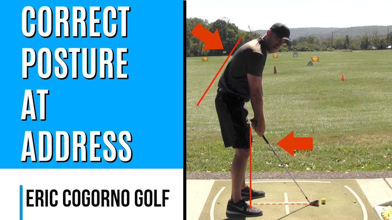 GOLF Correct Posture At Address YouTube