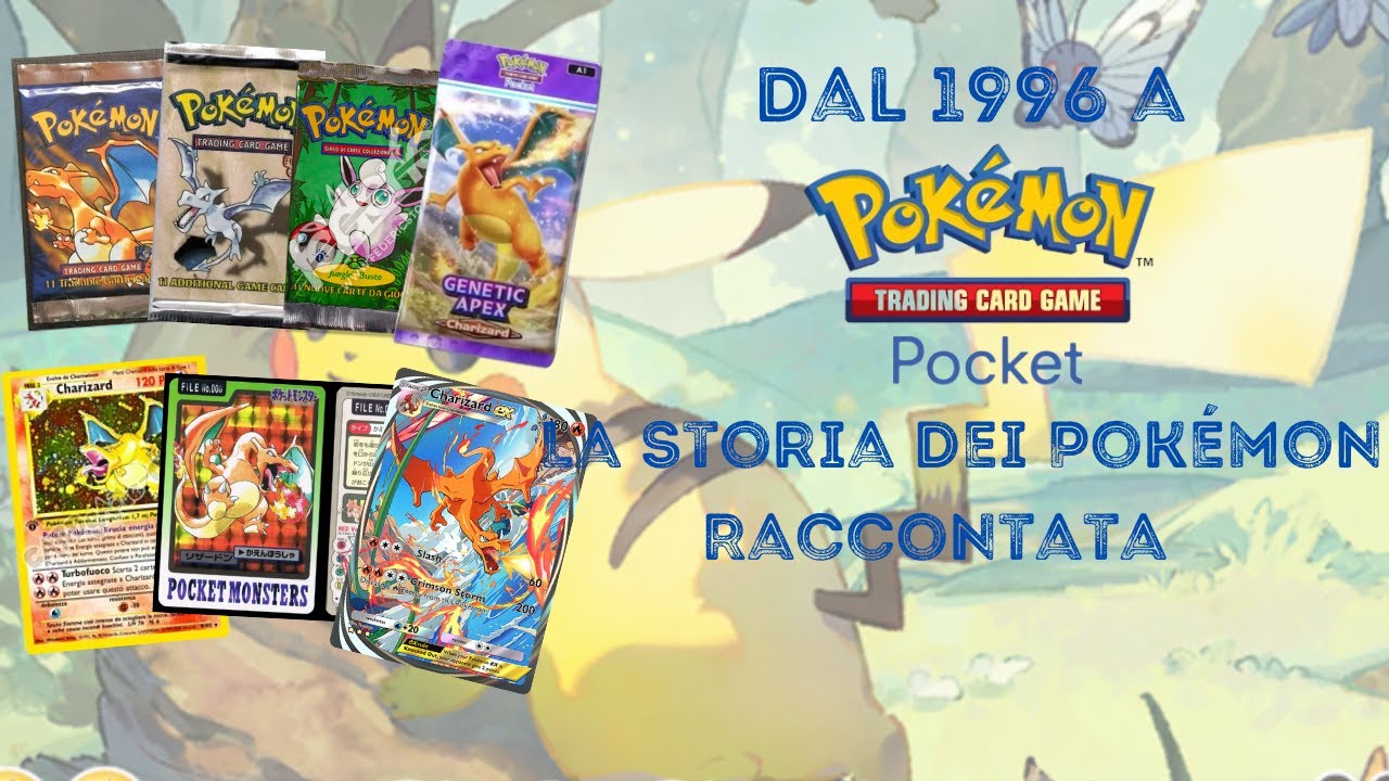 Dal 1996 a Pokémon Pocket: La storia delle carte Pokémon - YouTube