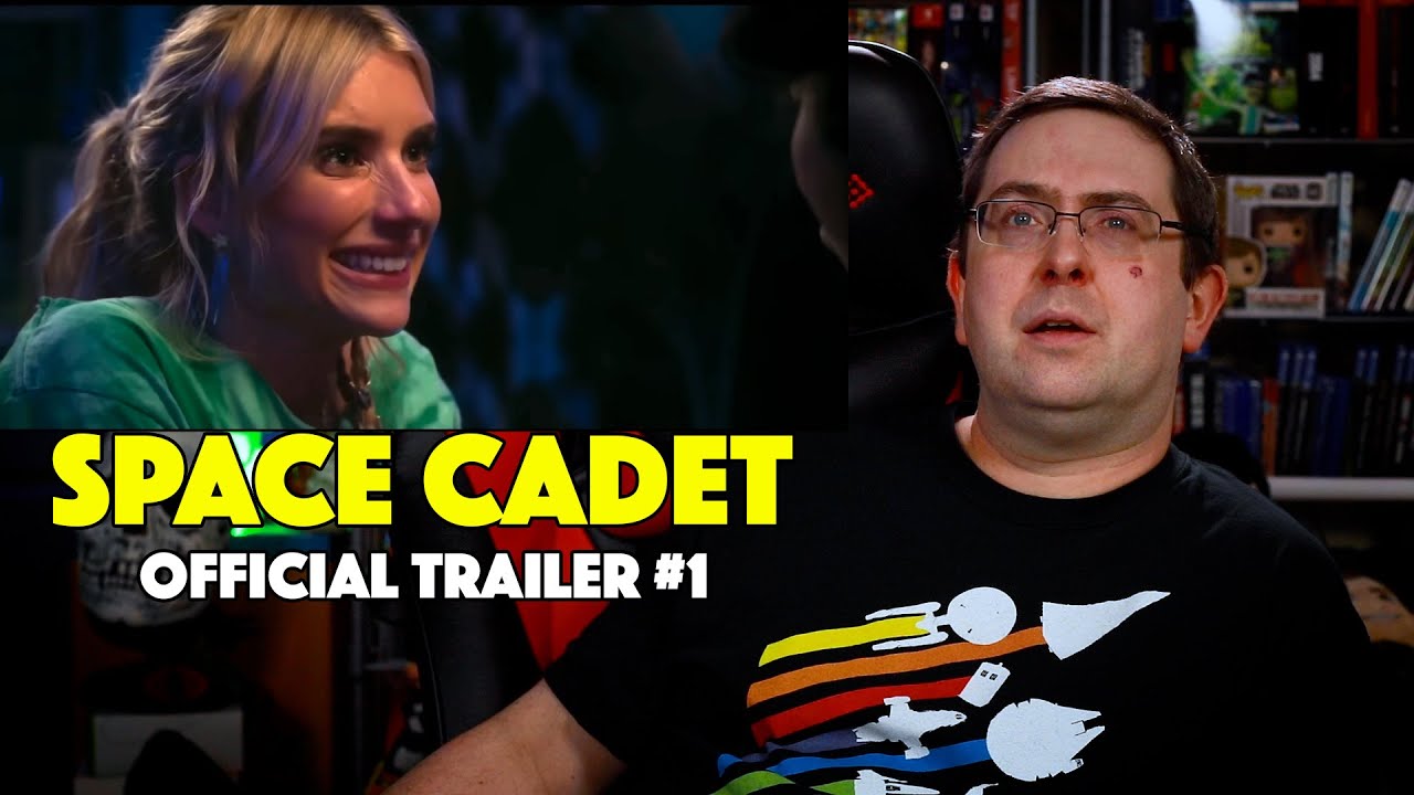 REACTION! Space Cadet Trailer #1 - Emma Roberts Movie 2024