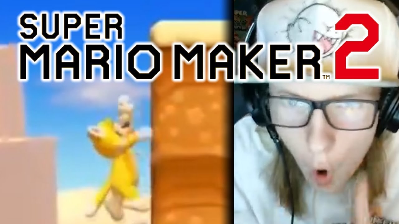 REACTING TO SUPER MARIO MAKER 2 (3D WORLD???)