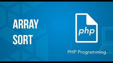 Array Sort PHP Tutorial