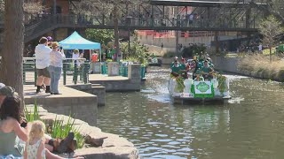 San Antonio River Walk goes green for St. Patrick's Day